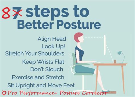 8 Steps To Better Posture Better Posture Postures Performance