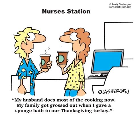 More Humorous Thanksgiving Cartoons For Nurses Nursebuff Happythanksgiving