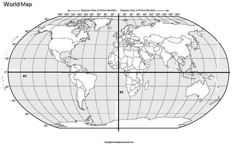 World Map With Hemispheres World Map With Countries