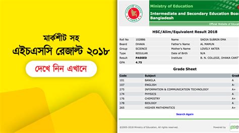 Hsc Result 2019 And Alim Exam Result Dhaka Bangladesh 5ahid