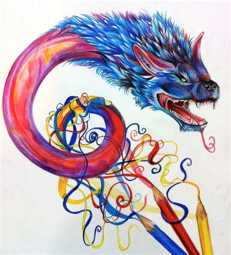 Dragon From Color Pencils By Lucky978 On Deviantart