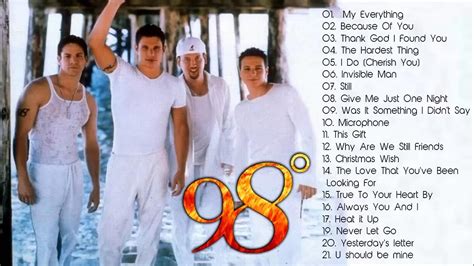 the best songs of 98 degrees 98 degrees greatest hits full album 2020 youtube