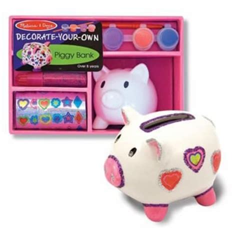 Melissa And Doug® Decorate Your Own Piggy Bank Craft Set 1 Ct Kroger