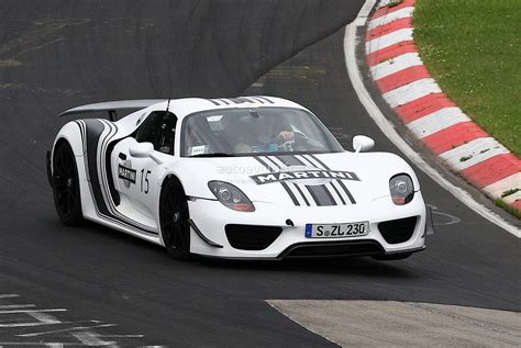 Spyshots Porsche 918 Spyder In Martini Racing Stripes