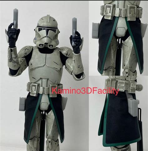 16 Ht Arc Trooper Green Kama With Dc 17 And Holster For Custom 12 Figure