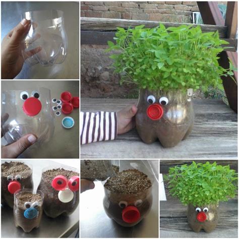 How To Make Recycled Plastic Bottle Planter How To Instructions