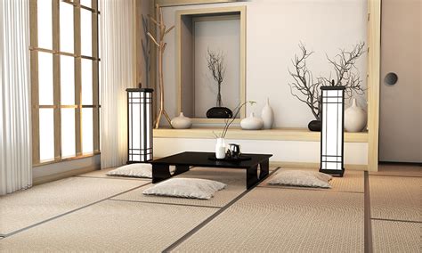 Zen Style Interior With Floor Level Furniture 