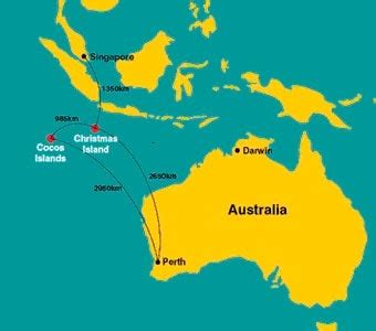 This article is about the australian territory in the indian ocean. Christmas Island Australia Map