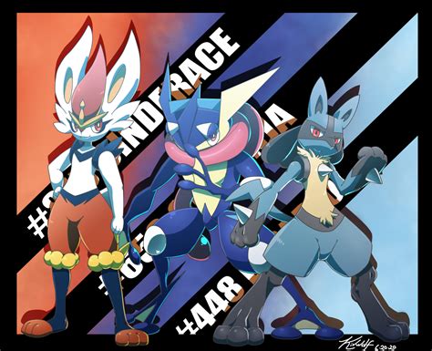 Lucario X Greninja