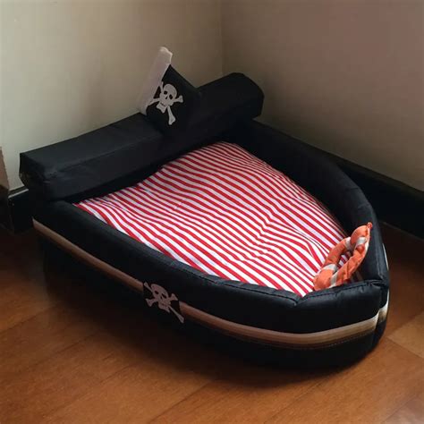 M Pirate Ship Dog Bed Fashion Dogs Cats Sleeping Mats Noverty Design