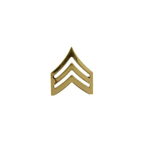 Rank Army 1 Inch E5 Sgt Gold