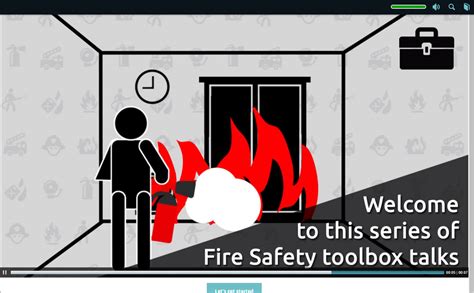 Fire Safety Toolbox Talk Online Training Deltanet