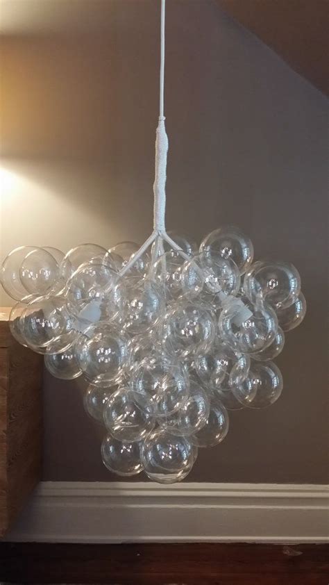 Glass Bubble Chandelier Large Clear Bubble Murano Glass Disc Sputnik