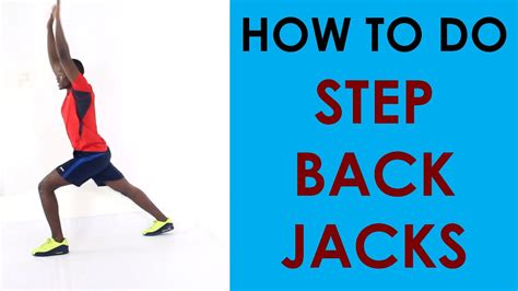 How To Do Step Back Jacks Exercise Of The Day 10 Youtube