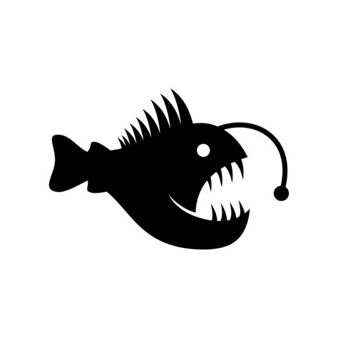 Angler Fish Icon 10030513 Vector Art At Vecteezy