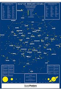 Buy Constellation Map Poster With Online Here Linaa