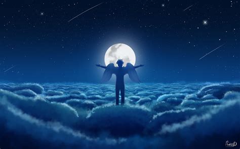 A collection of the top 15 xxtentacion 1080x1080 wallpapers and backgrounds available for download for free. wallpaper angel, sky, wings, moon, clouds HD : Widescreen ...