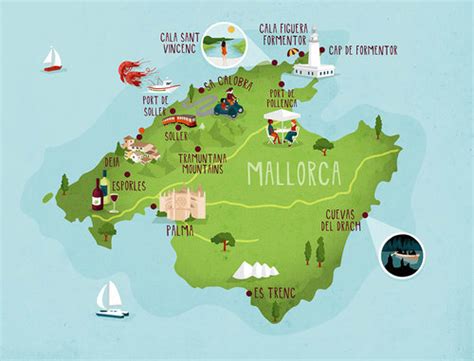 Mapa de mallorca con ciudades y pueblos. Maps — Kerry Hyndman