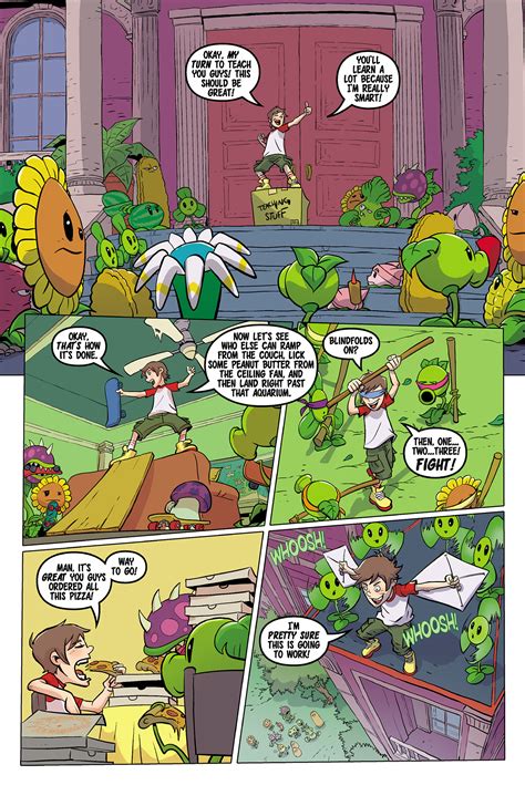 Plants Vs Zombies Grown Sweet Home Issue Read Plants Vs Zombies