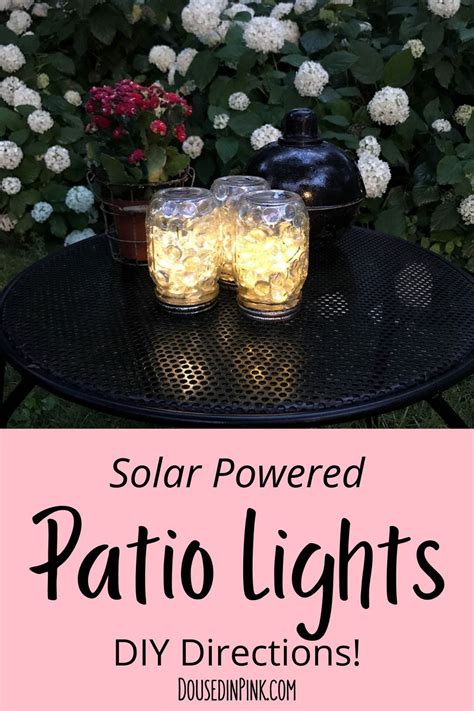 Easy Diy Solar Mason Jar Patio Lights Solar Mason Jars Patio