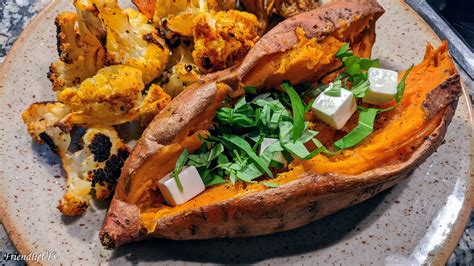 Baked Sweet Potatoes With Feta Nutmeg And Basil Thyme Consuming