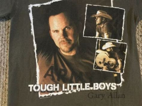 Gary Allan Tough Little Boys Double Sided Tour T Shirt Mens Size Small