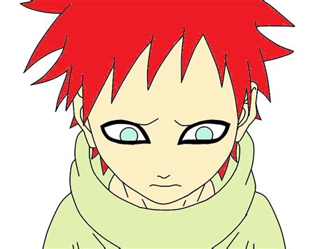 Cute Little Gaara Lineart By Carapau By Romanoloves Italy3