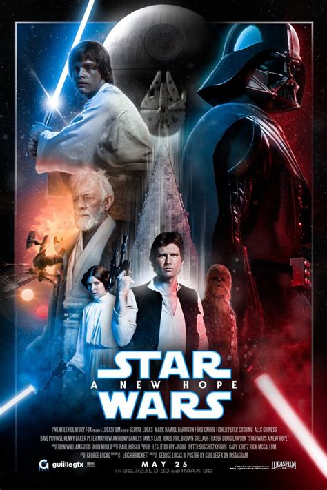 Star Wars A New Hope Poster Redesign Star Wars Poster Star Wars A New Hope