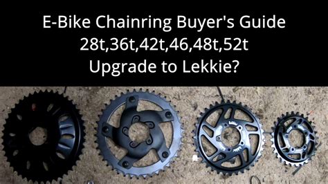 E Bike Chainring Buyers Guide Which Size Is Best Is It Worth Getting