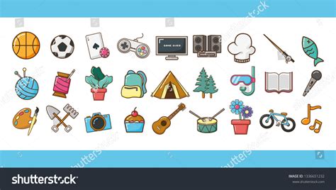 My Hobby Related Stock Vector Royalty Free 1336651232 Shutterstock