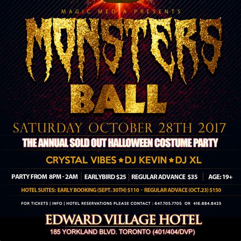 The Monsters Ball Hotel Costume Party