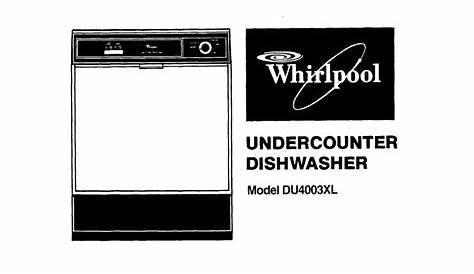 Whirlpool Dishwasher Repair Manual | Manualzz