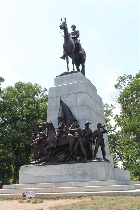Robert E Lee Virginia Monument Gettysburg Military History