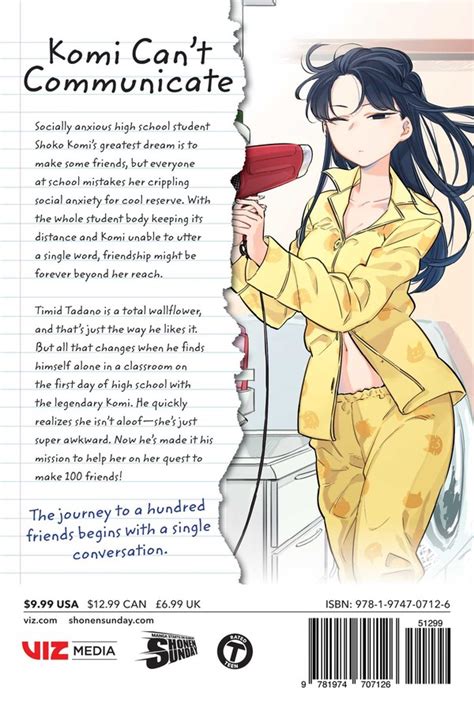 Komi Cant Communicate Vol 1 Book By Tomohito Oda Official