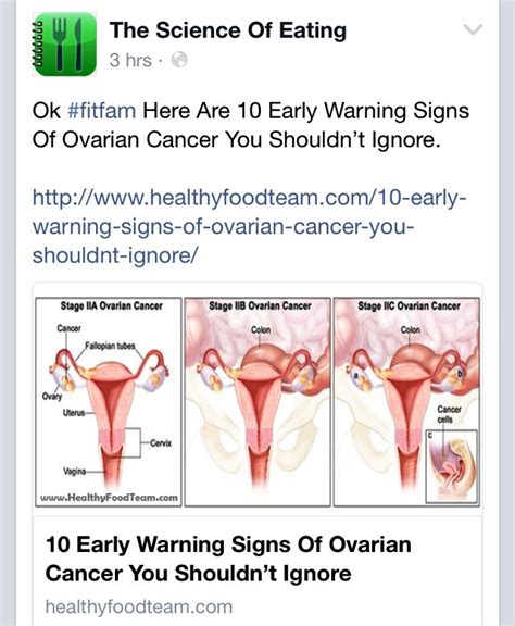 10 Early Warning Signs Of Ovarian Cancer That You Shouldnt Ignore