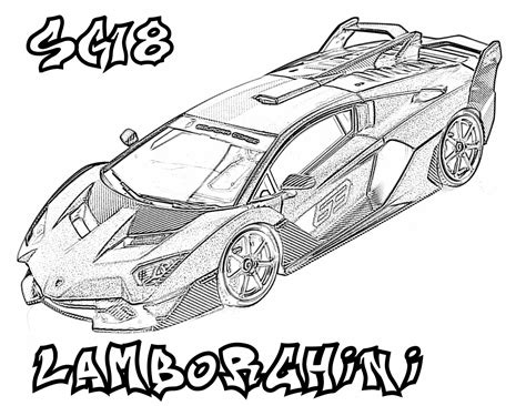 Lamborghini Zum Ausmalen Malvorlagen And Coloring