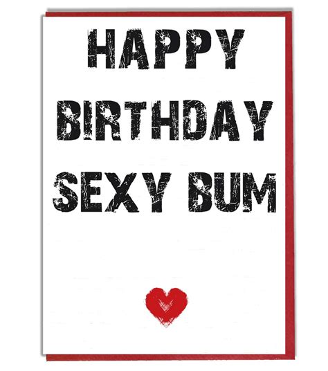 buy happy birthday sexy bum rude funny birthday card wife girlfriend husband
