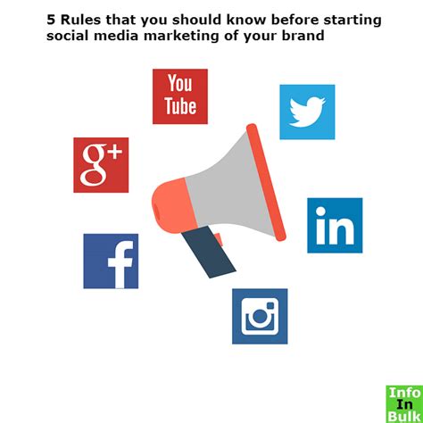 5 rules that you should know before starting social media marketing of your brand infoinbulk
