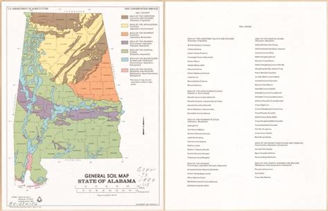 General Soil Map State Of Alabama Library Of Congress