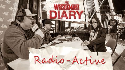 Wrestlemania 29 Diary Aj Lee Attends Radio Row At Wrestlemania