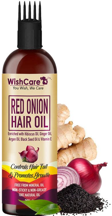 Buy Wishcare Red Onion Hair Oil For Hair Growth And Hair Fall Control