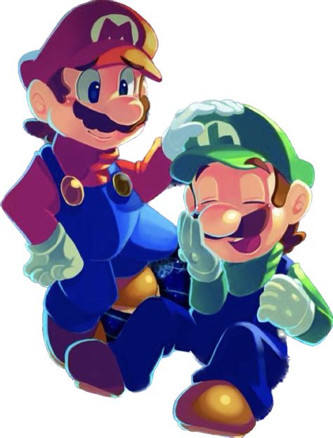 An Image Of Mario And Luigi In Cartoon Form