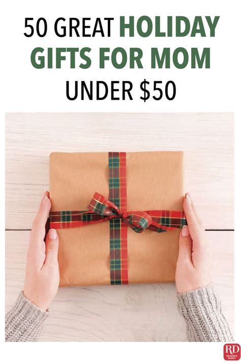 Up to you—but any way you want to approach it once the holidays (or any other celebration) arrive, we've rounded up the 50 best gift ideas for moms here. 50 Great Holiday Gifts for Mom Under $50 | Bad gifts ...