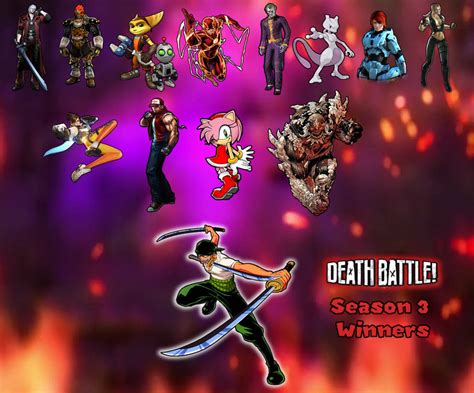 Death Battle Season 3 Winners By Mugen Senseistudios On Deviantart