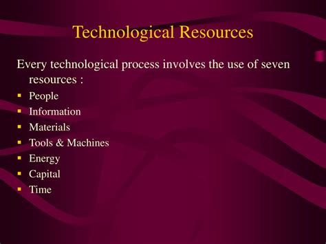 Ppt Resources For Technology Powerpoint Presentation Free Download