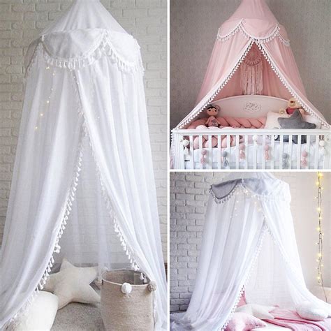 Baby bed mosquito net mesh curtain canopy crib toddler child bedroom cover shan. Kid Baby Bed Crib Netting Canopy Bedcover Mosquito Net ...