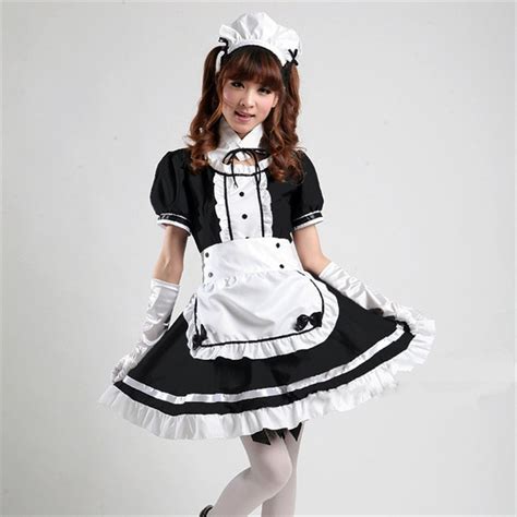 Japan Hot Anime Akihabara Cosplay Maid Costume Cute Girls