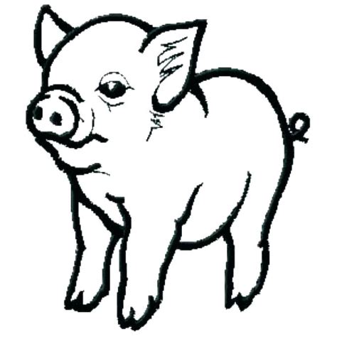 All free coloring pages online at here. Cute Baby Pig Coloring Pages at GetColorings.com | Free ...