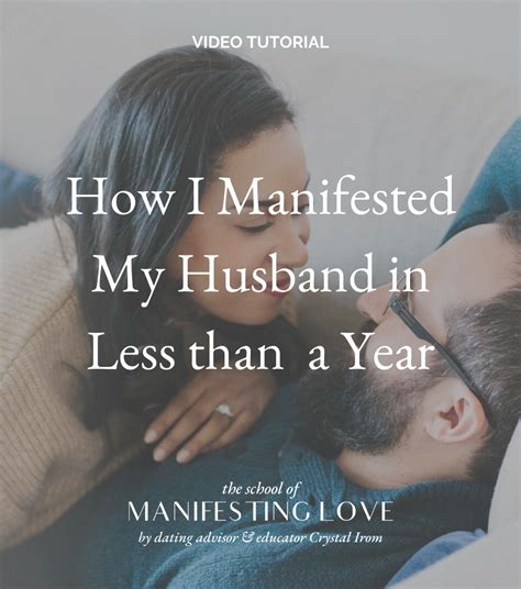 Manifest Love With Law Of Attraction I Manifested My Husband In Less