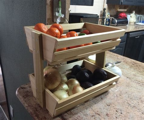 Easy Fruitveggie Holder Woodworking Projects That Sell Woodworking